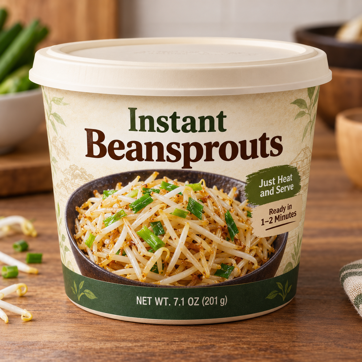 Instant Beansprouts (Just Heat and Serve)
