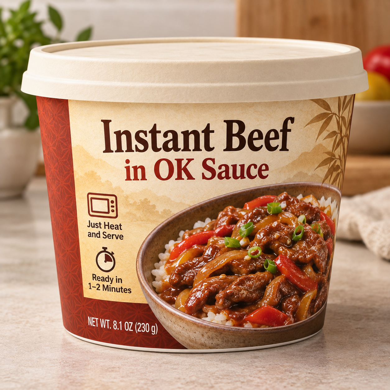 Instant Beef in OK Sauce (Just Heat and Serve)