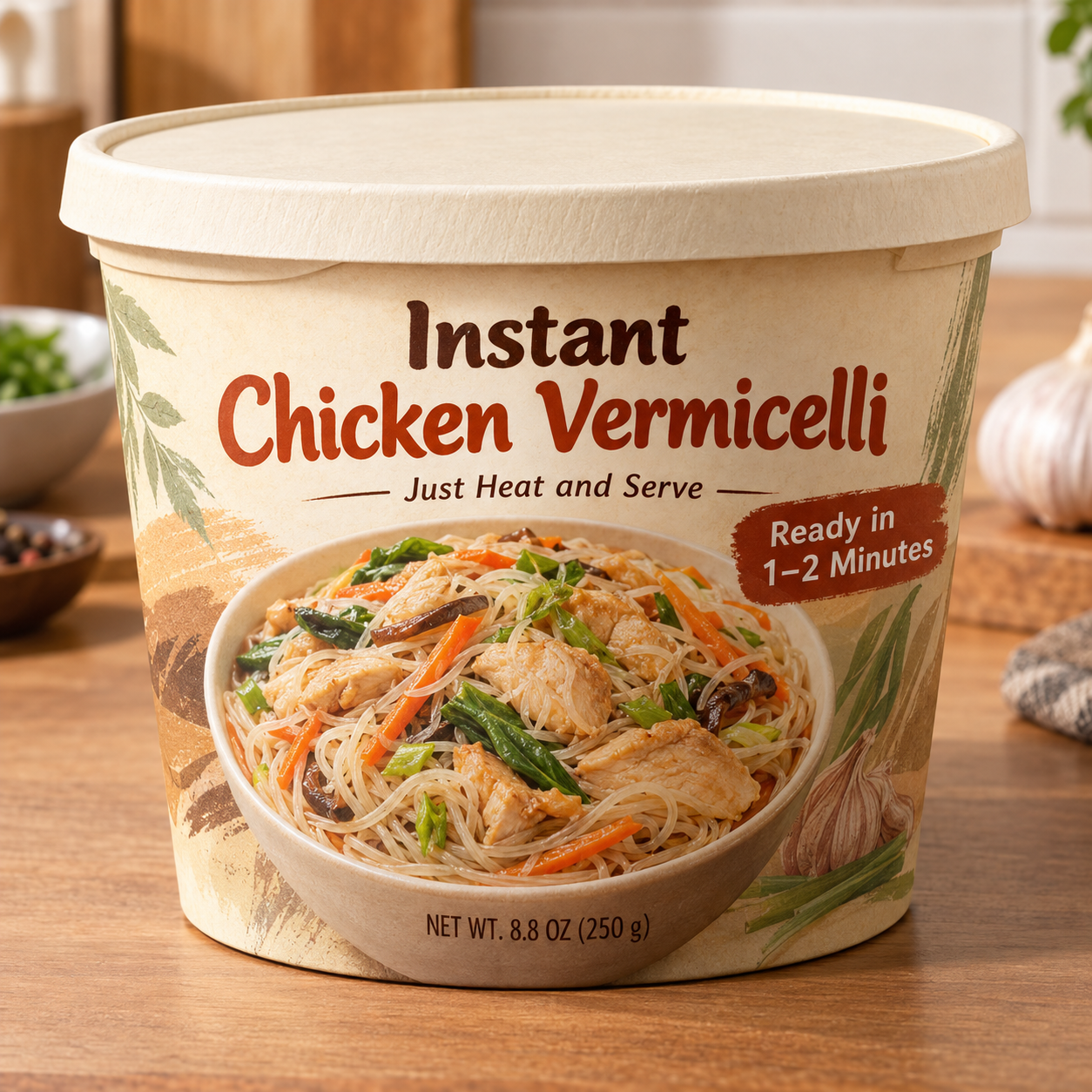Instant Chicken Vermicelli (Just Heat and Serve)