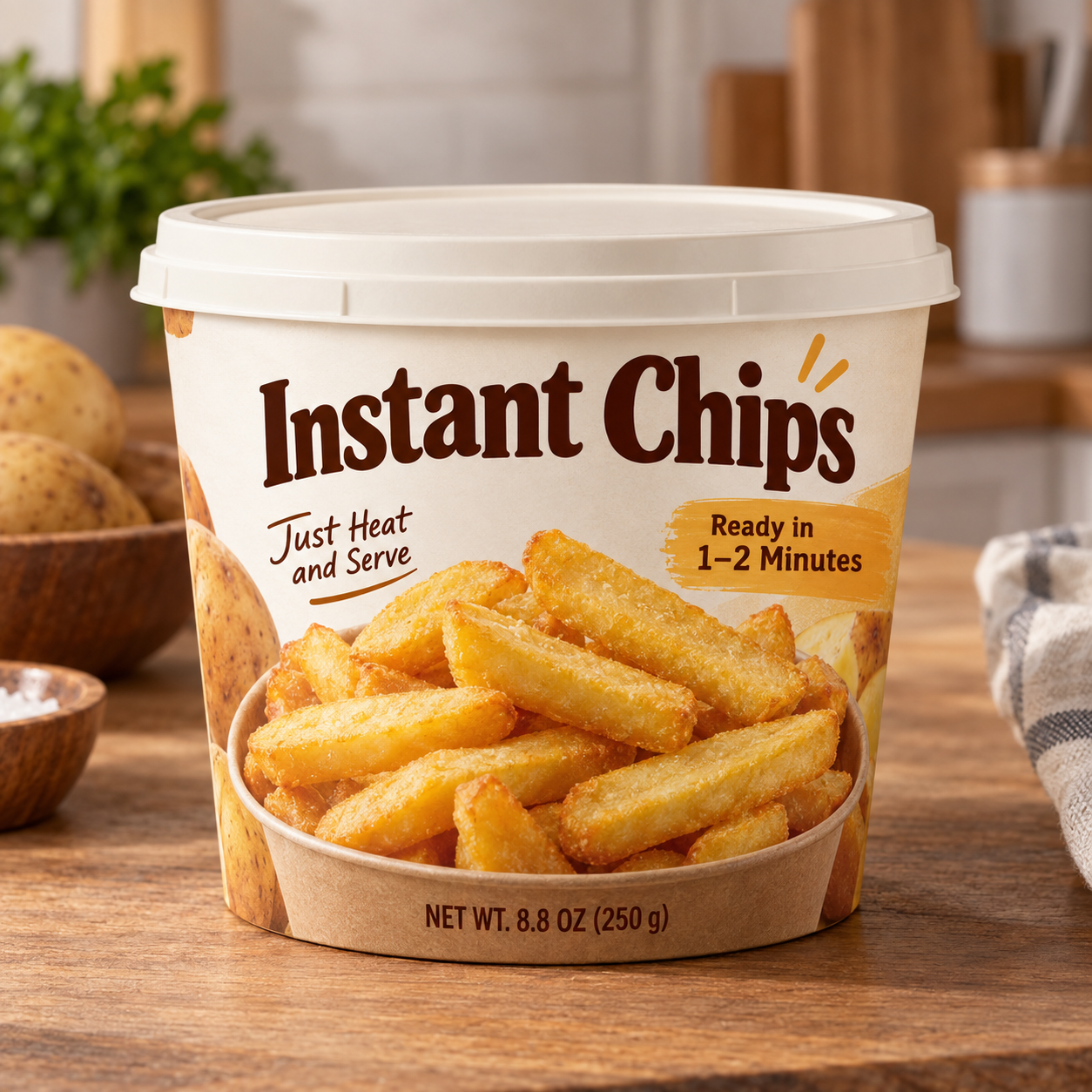Instant Chips (Just Heat and Serve)