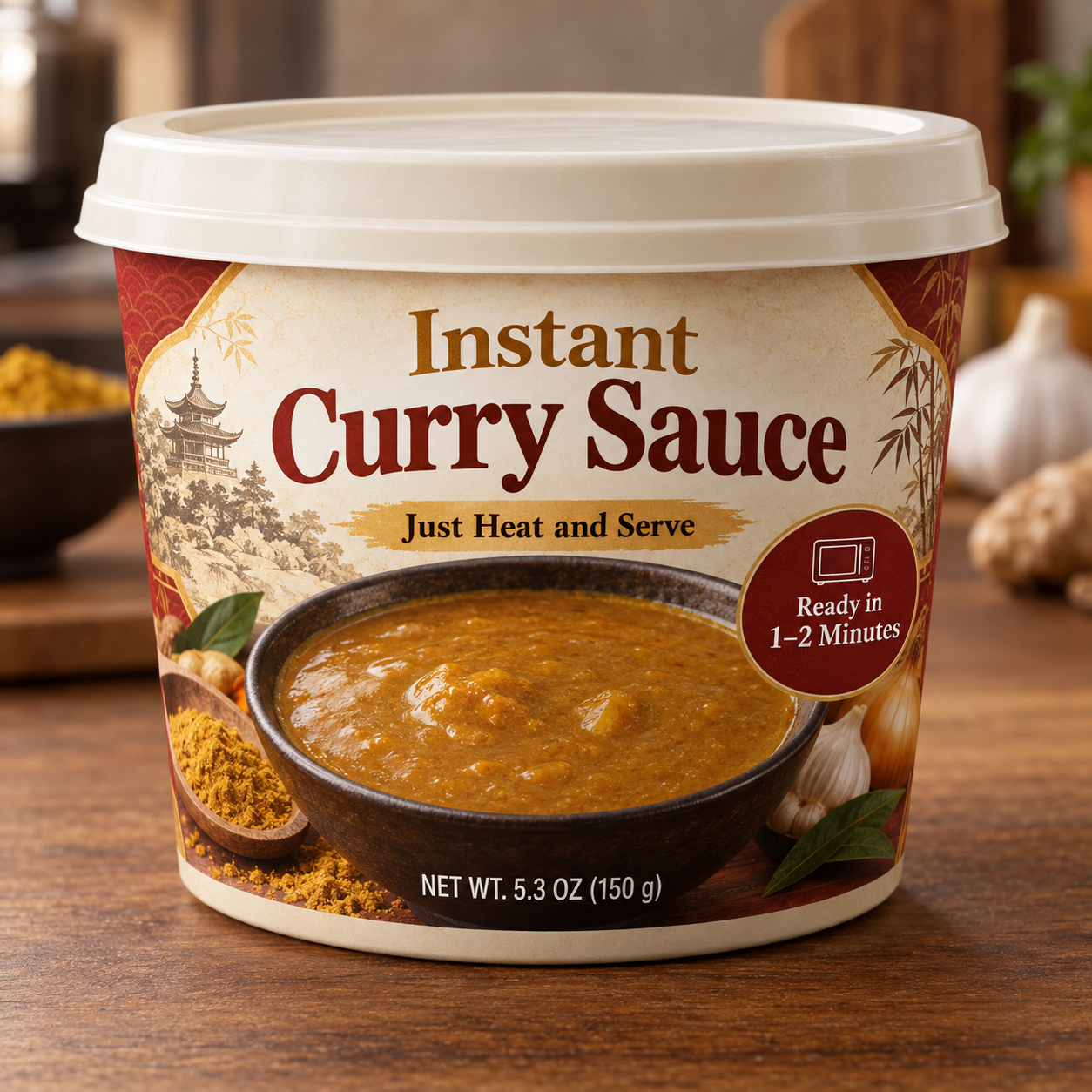 Instant Curry Sauce (Just Heat and Serve)