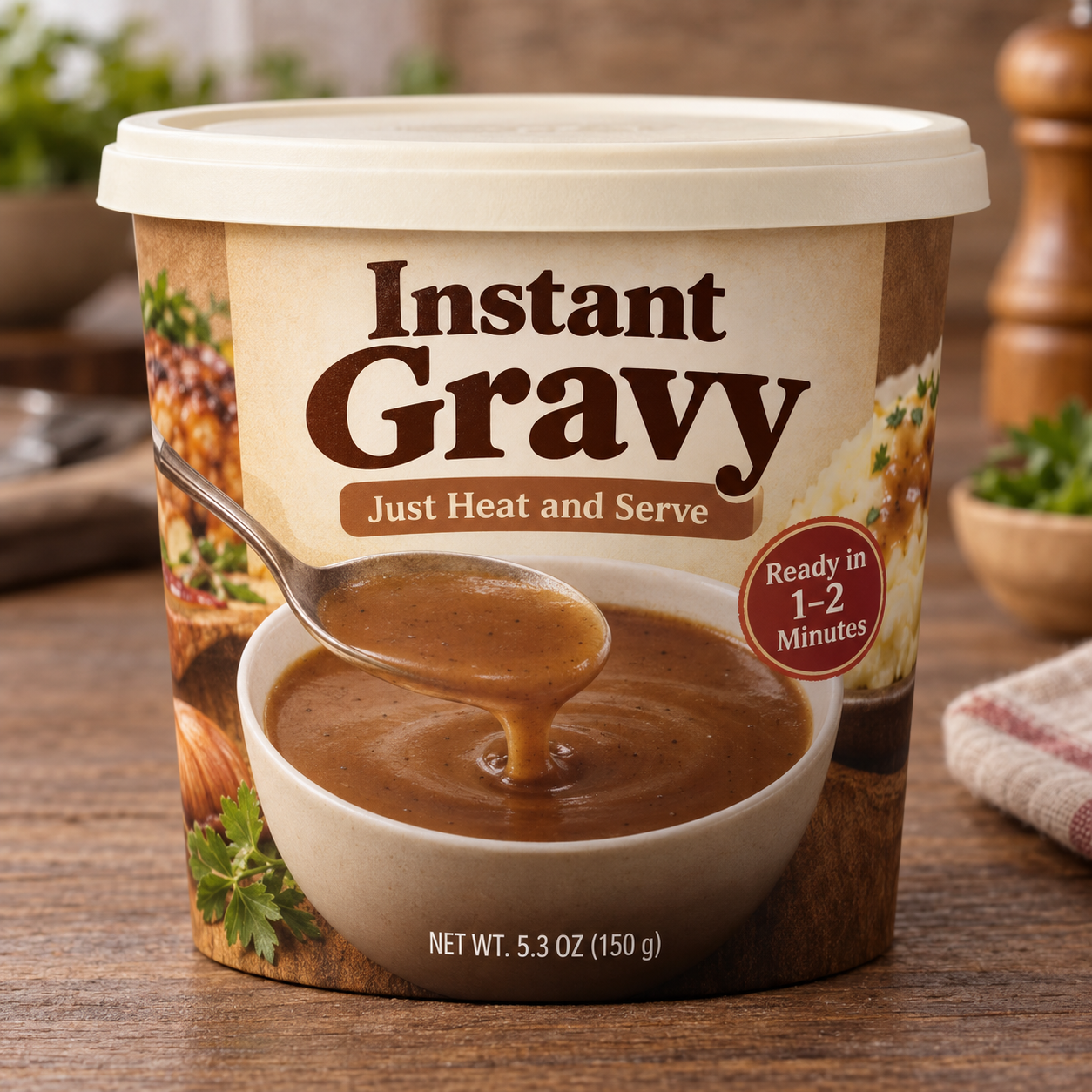 Instant Gravy (Just Heat and Serve)