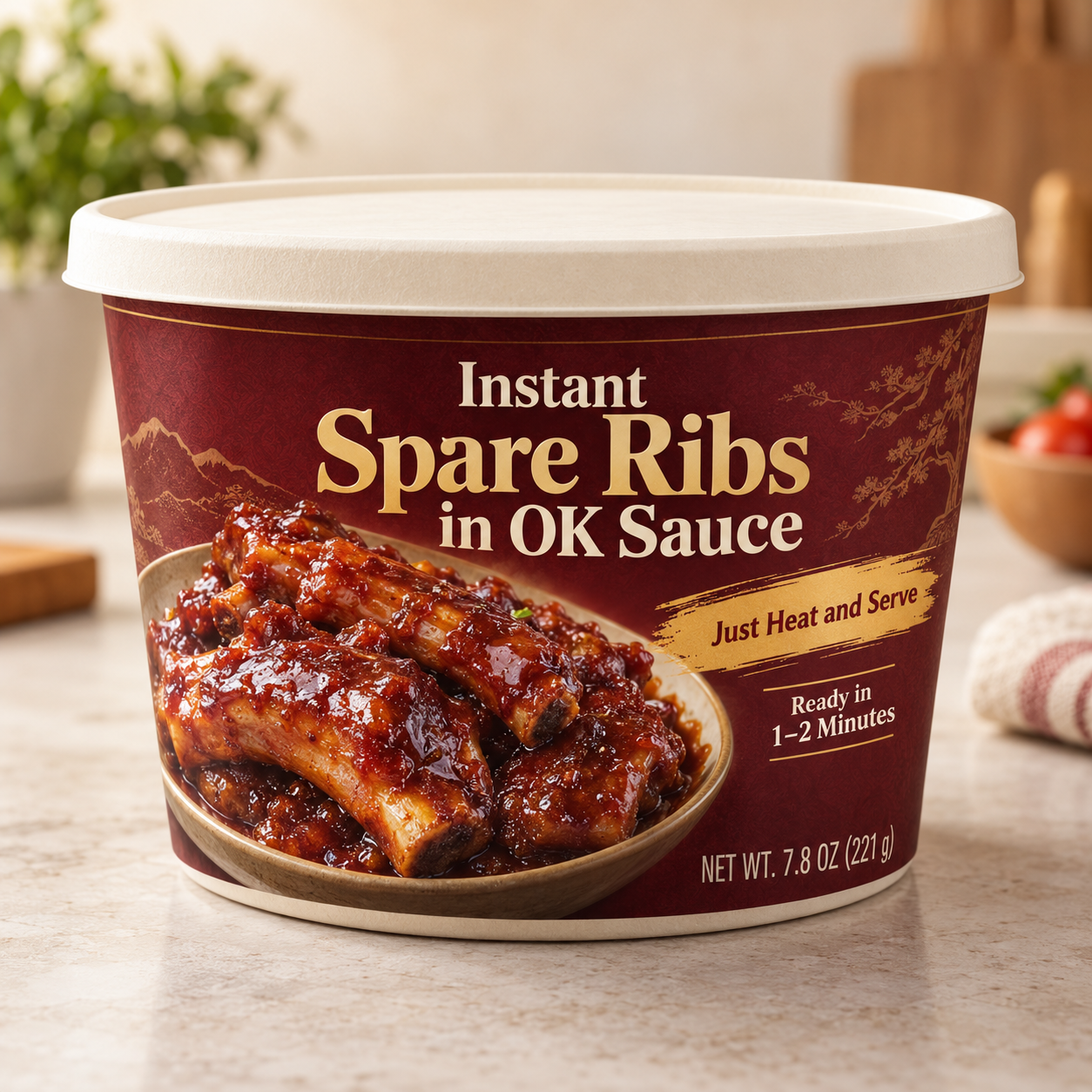 Instant Spare Ribs in OK Sauce (Just Heat and Serve)