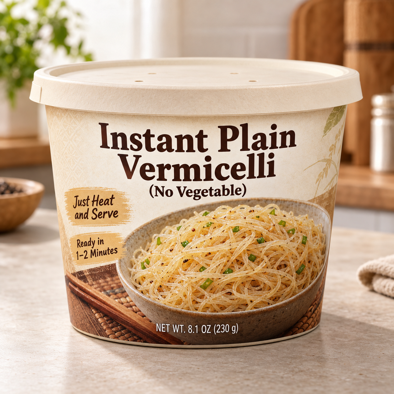 Instant Plain Vermicelli (Just Heat and Serve)