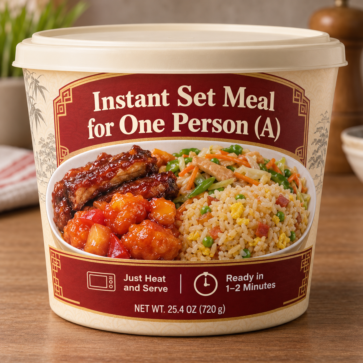 Instant Set Meal for One Person (A) (Just Heat and Serve)