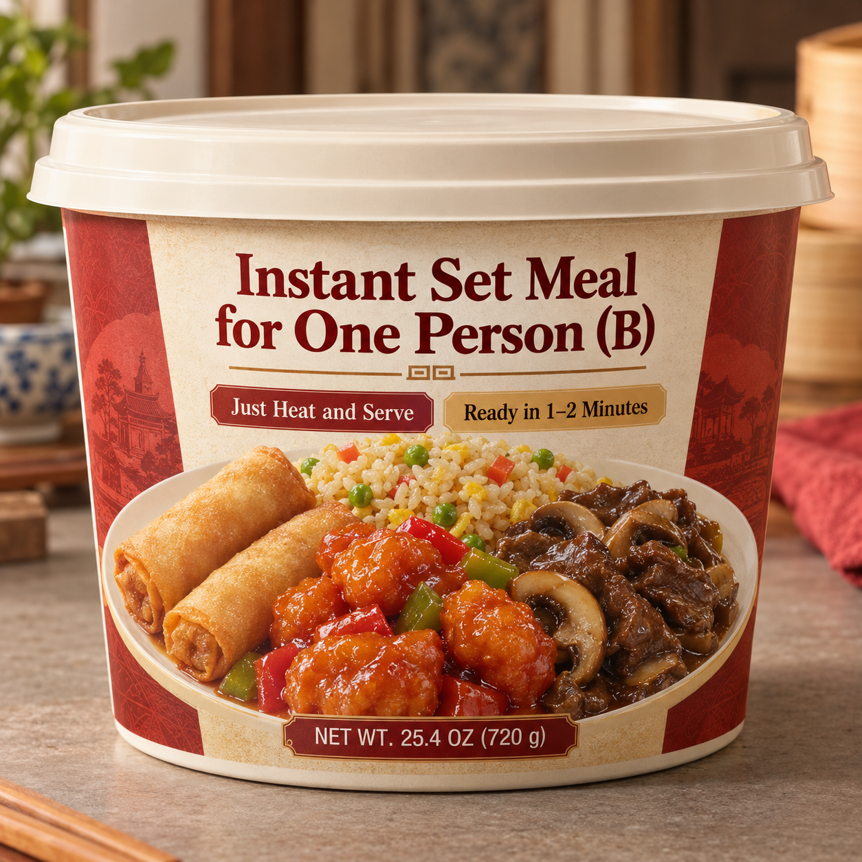 Instant Set Meal for One Person (B) (Just Heat and Serve)