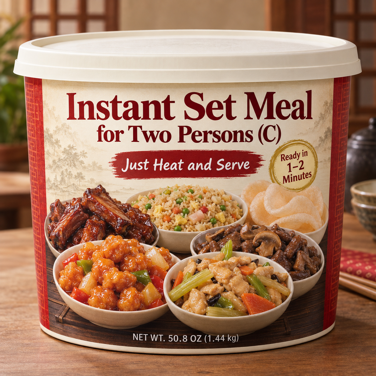 Instant Set Meal for Two Persons (C) (Just Heat and Serve)