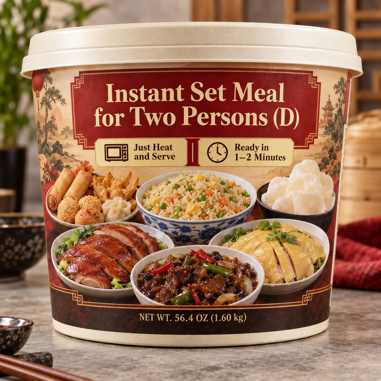 Instant Set Meal for Two Persons (D) (Just Heat and Serve)