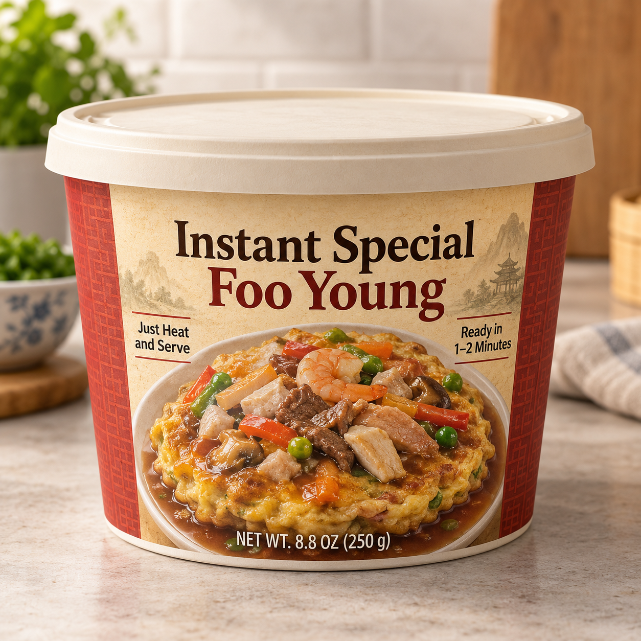 Instant Special Foo Young (Just Heat and Serve)